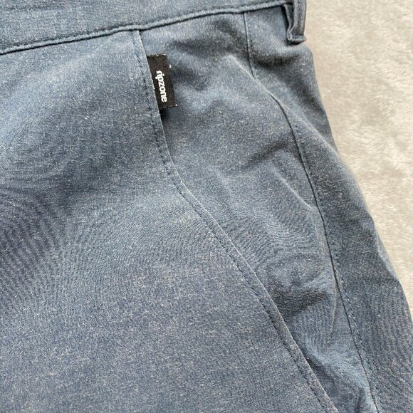 Ripzone Chino Shorts Men's 42 Gray Cotton Stretch Zip Fly Slash Pockets Outdoor - Picture 4 of 13